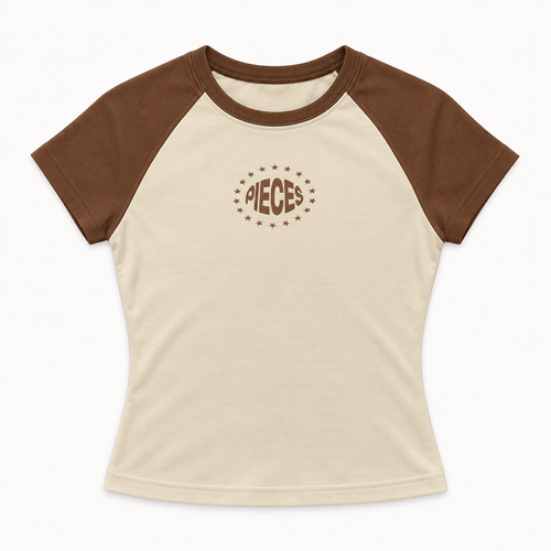 Beige & Brown Baby Tee