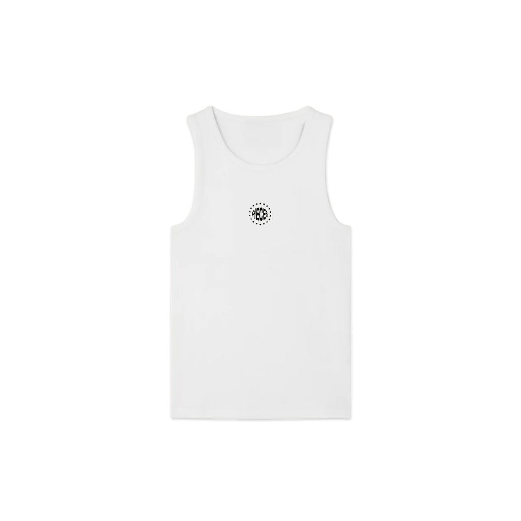 Embroidered Staple ribbed vest