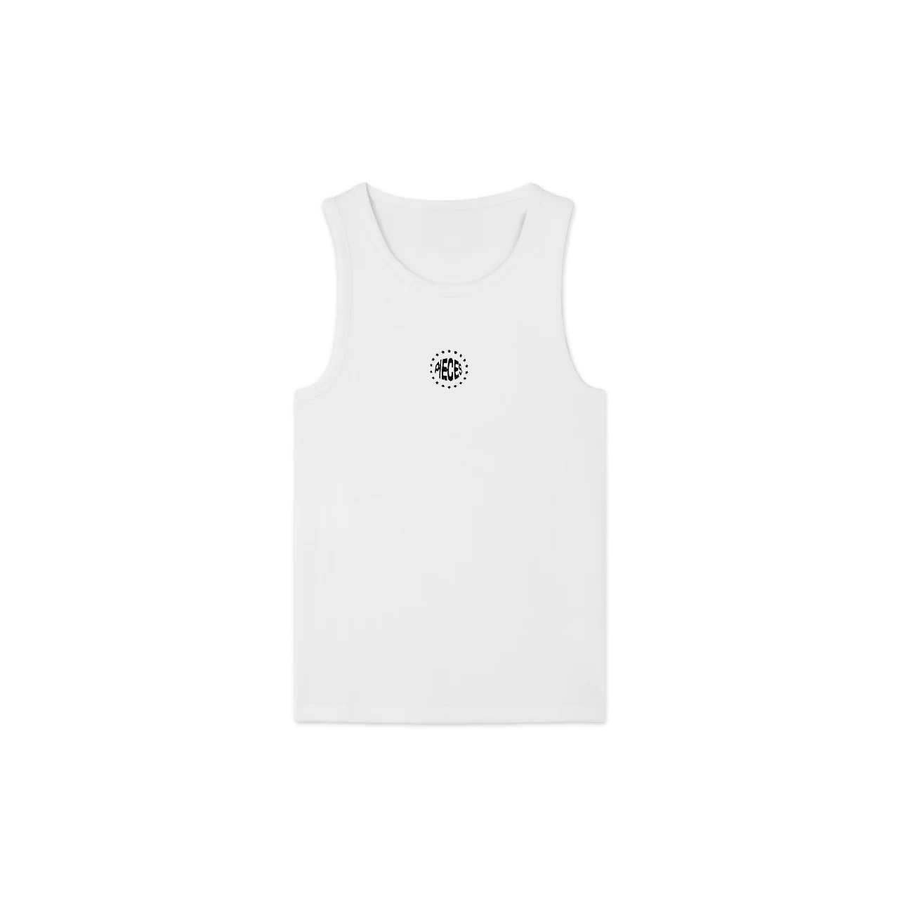 Embroidered Staple ribbed vest