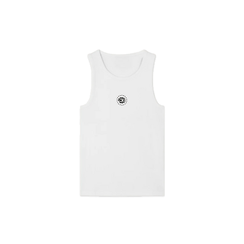 Embroidered Staple ribbed vest