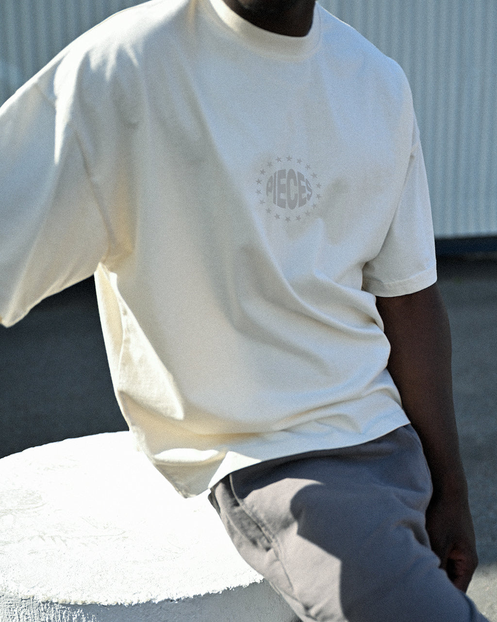 Stone-washed Staple Shirt - Black