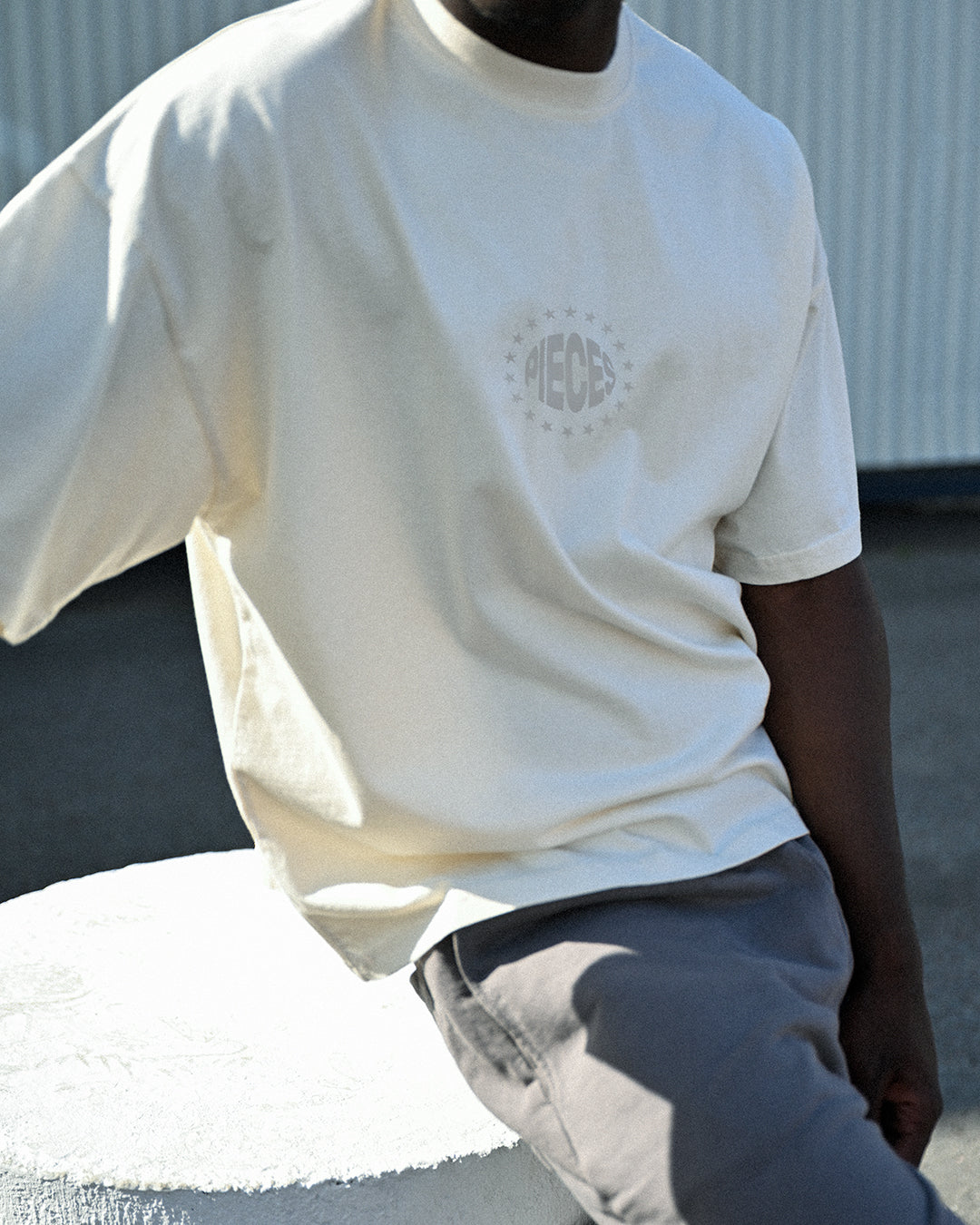 Stone-washed Staple Shirt - Black