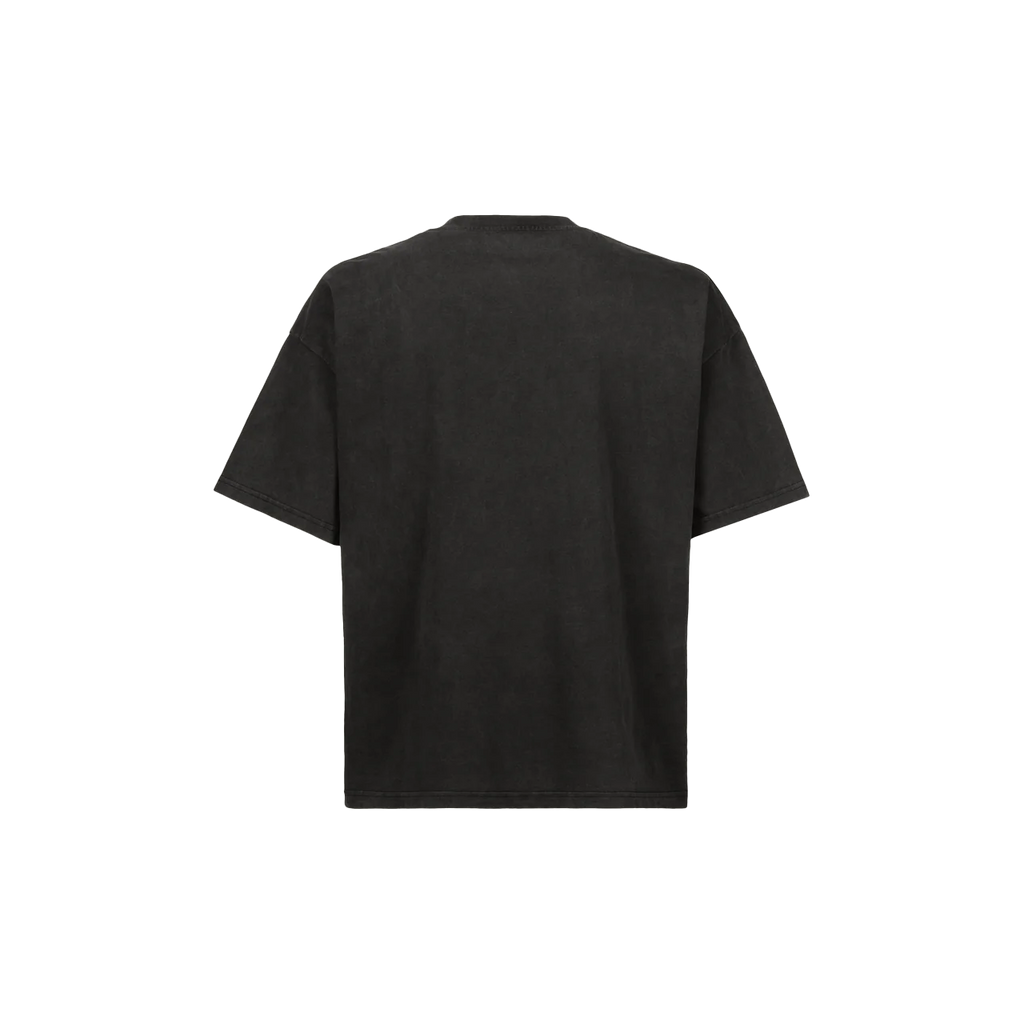 Stone-washed Staple Shirt - Black