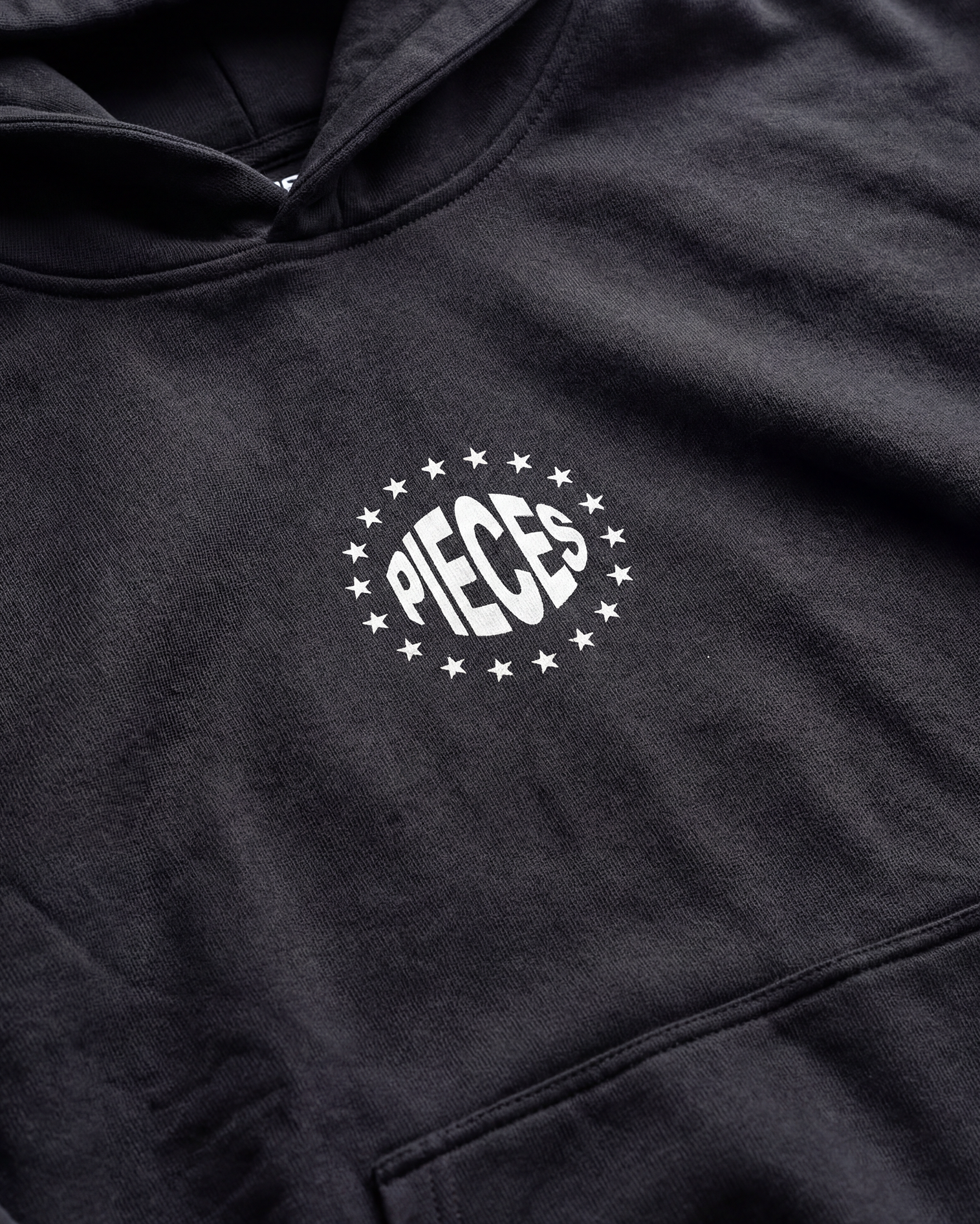 Stonewash blackout hoodie